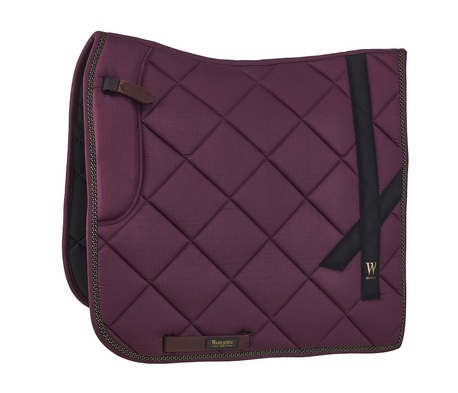 WAHLSTEN CARLEMIS DRESSAGE SADDLE PAD, BURGUNDY, FULL WAHLSTEN CARLEMIS DRESSAGE SADDLE PAD, BURGUNDY, FULL